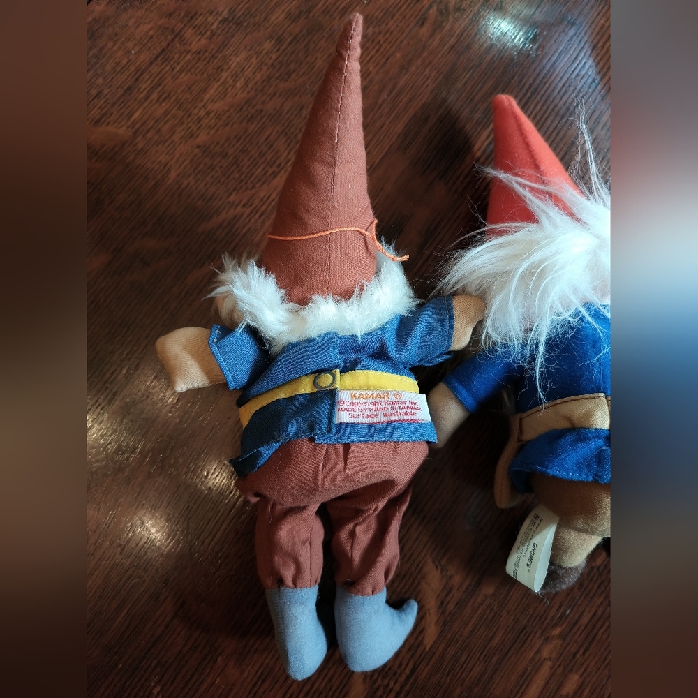 Vintage Japanese Kamar Company Gnome Rubber & Plush Dolls - New Conditio w/Tags! - Picture 10 of 14